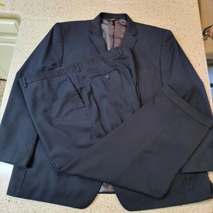 mens Angelo Rossi 2 Peice Suit Navy Blue